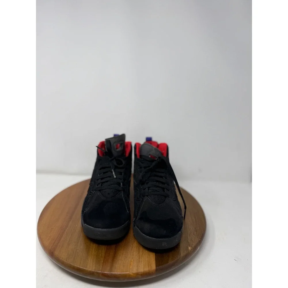 Nike‎ Jordan MVP Raptors GS Black Red Purple Basketball Shoes Kids 5.5Y